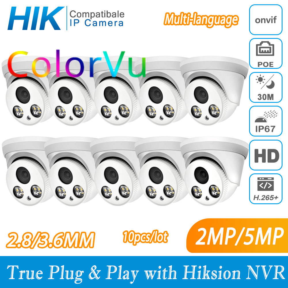 Home Security Hikvision - Hikvision Tương Thích ColorVu 5MP Dome