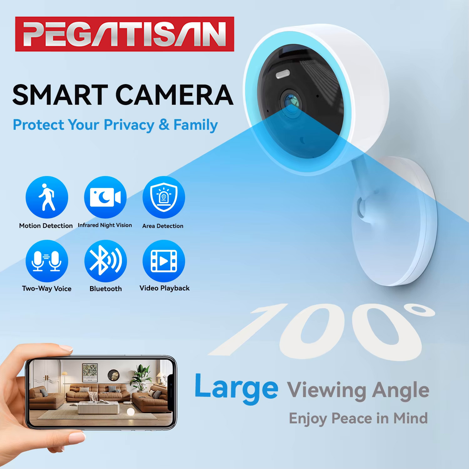 Home Security Product - PEGATAH Tuya Smart 5MP HD Indoor