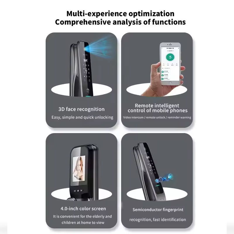HX5 Smart Door Lock 3D Face Re - đánh giá và giá Home Security With Camera
