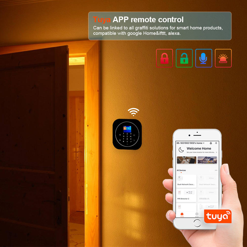 KERUI G12 2G Wifi Wireless Hom - đánh giá và giá Home Security Ultimate