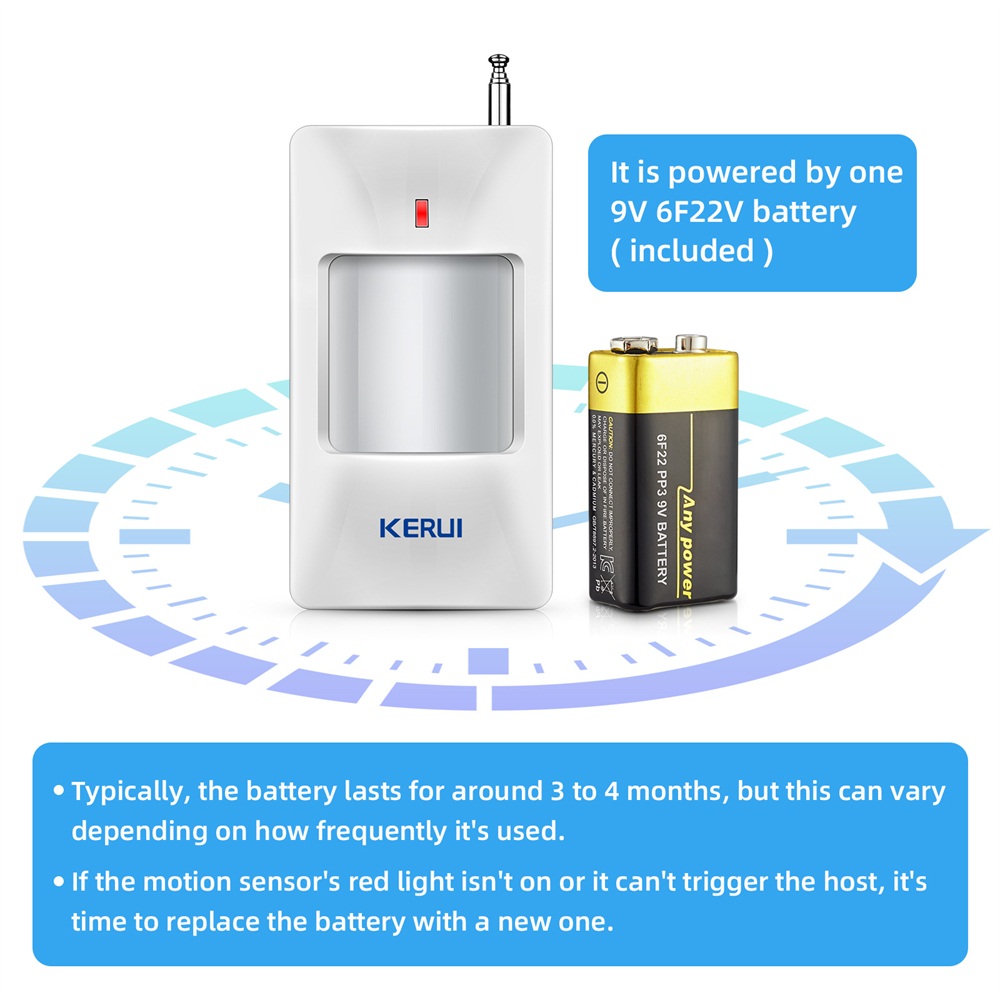 KERUI Wireless PIR Motion Sens - đánh giá và giá Home Security Ultimate