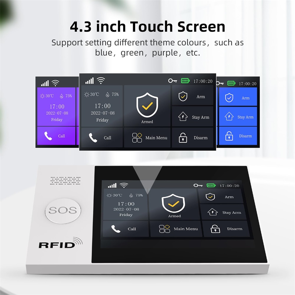 2.4G WIFI Smart GSM Alarm Syst - đánh giá và giá Home Security Ultimate