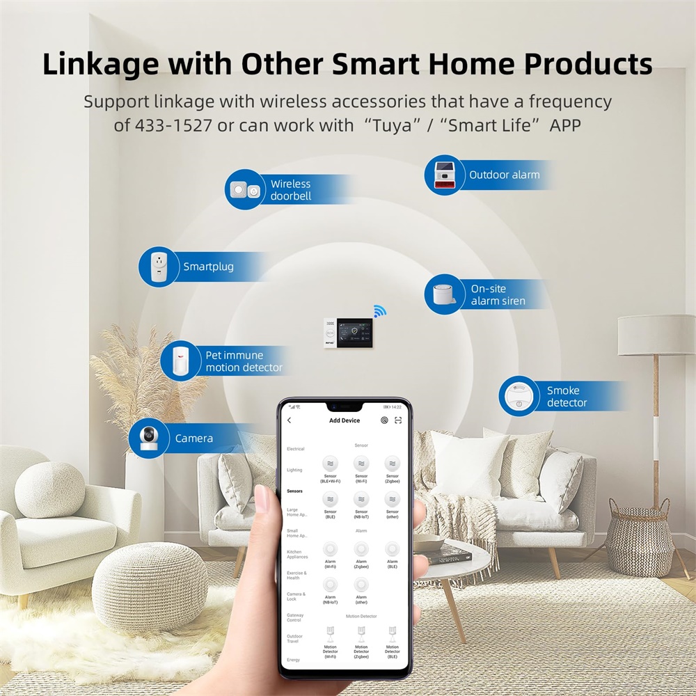 2.4G WIFI Smart GSM Alarm Syst - đánh giá và giá Home Security Ultimate
