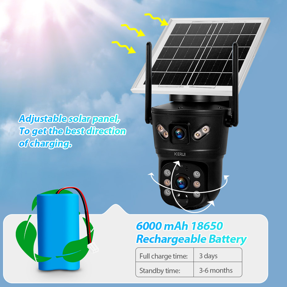 KERUI 6MP 4G SIM WiFi Solar Ca - đánh giá và giá Home Security Ultimate