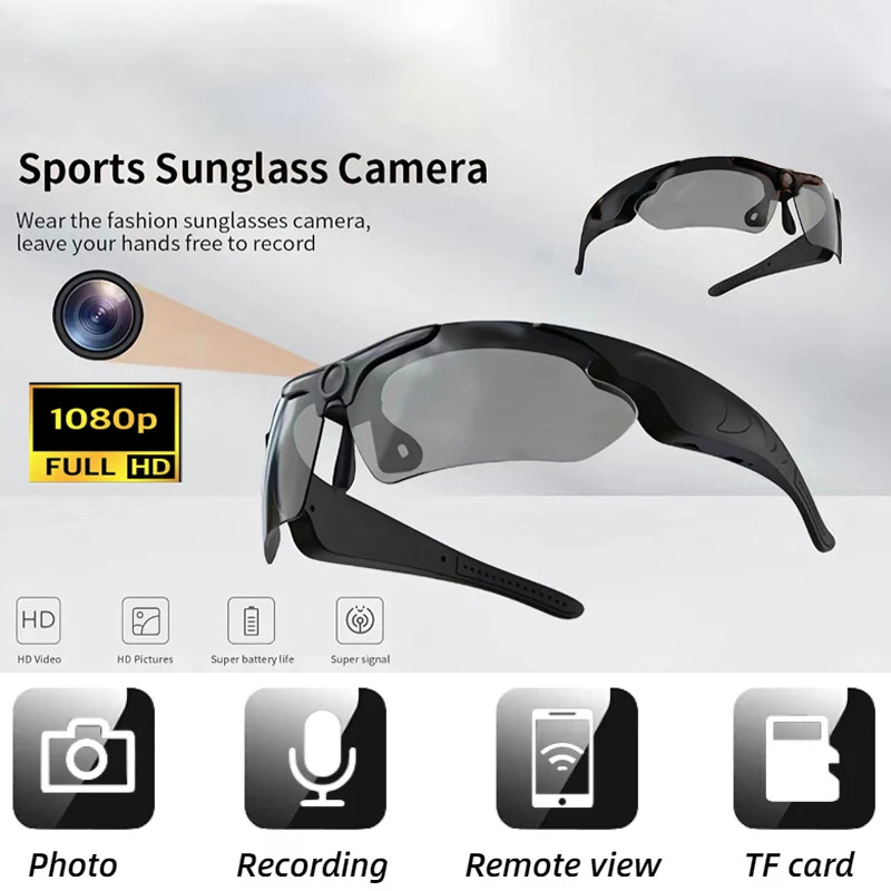 1080P HD Camera Smart Glasses  - đánh giá và giá Home Security With Camera