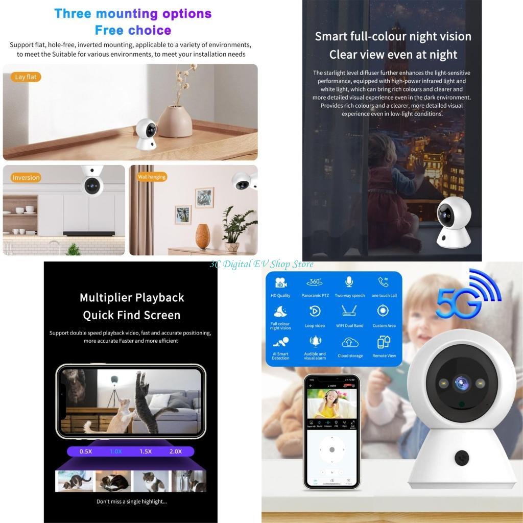 E74D 1080P WiFi Camera an ninh - đánh giá và giá Home Security Images