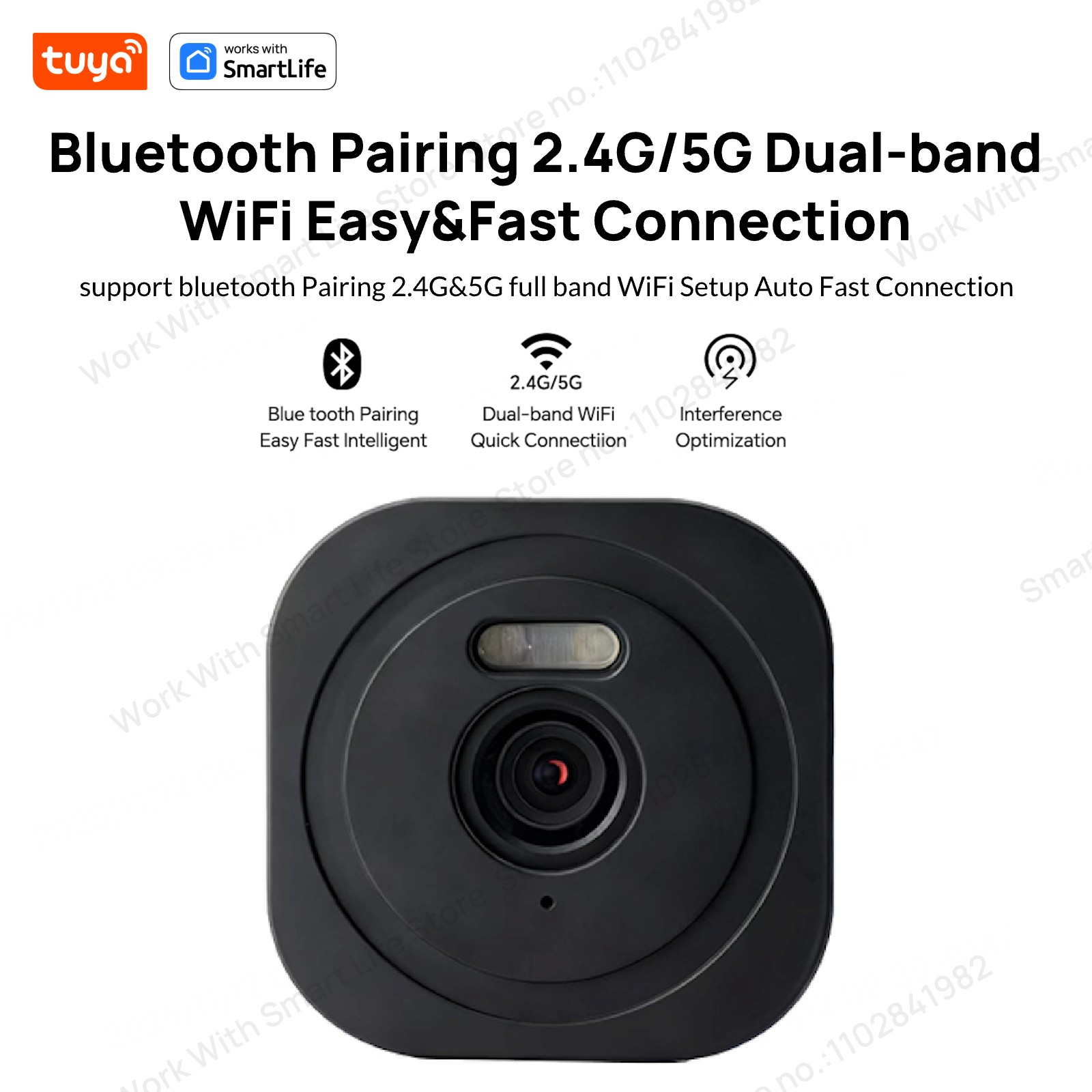 3MP 2K Tuya Window Camera,2.4G - đánh giá và giá Home Security Product