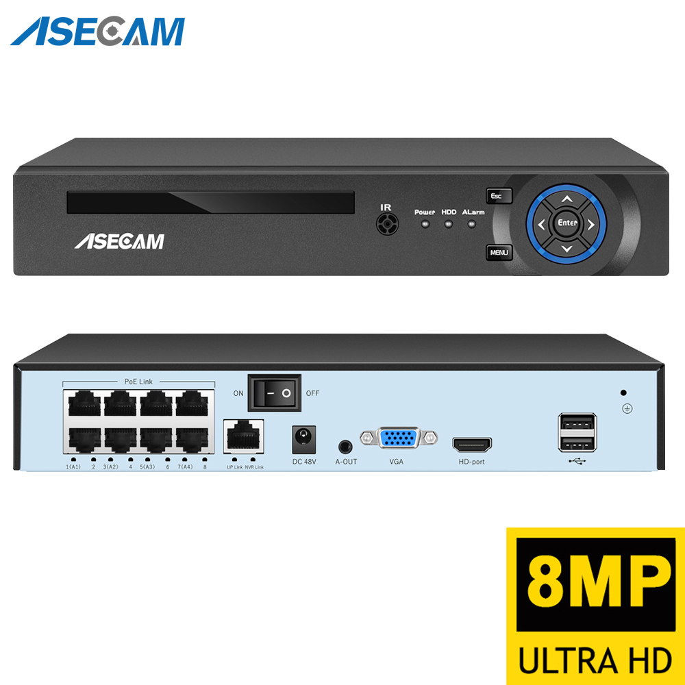 Super 8MP POE NVR Video Record - đánh giá và giá Home Security With Camera