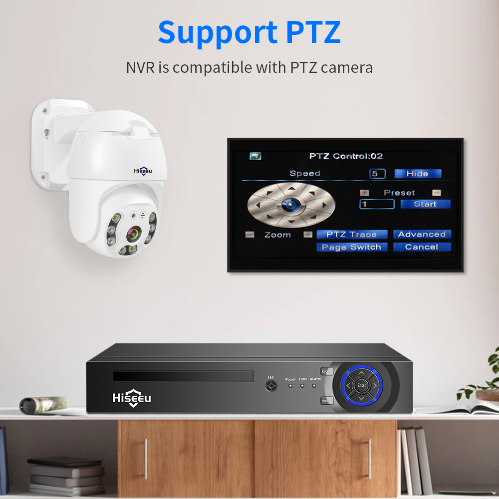 Hiseeu 4CH 10CH 16CH 4K 8MP 5M - đánh giá và giá Home Security With Camera