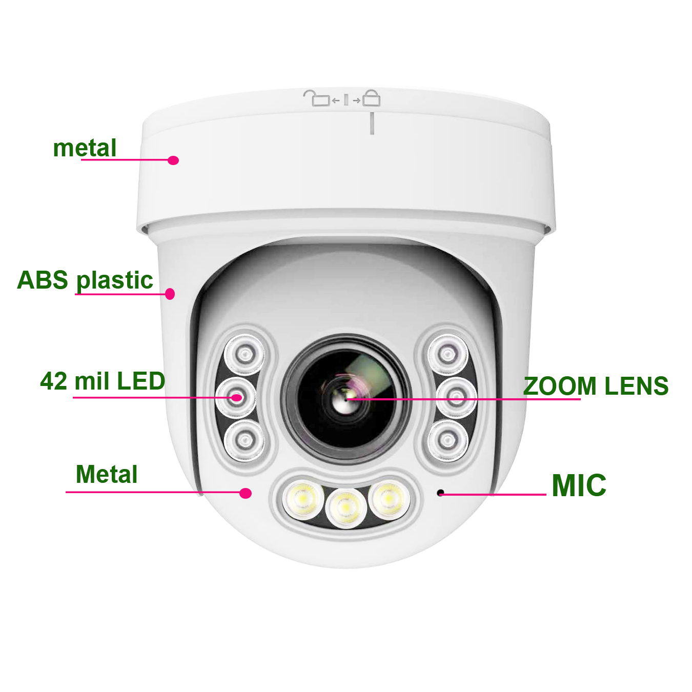 HiEasy 30X ZOOM 4K 8MP 30fps W - đánh giá và giá Home Security Hikvision