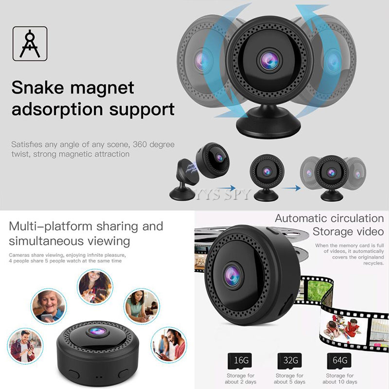HD Wifi Mini Máy Quay Phim Kỹ  - đánh giá và giá Home Security Images