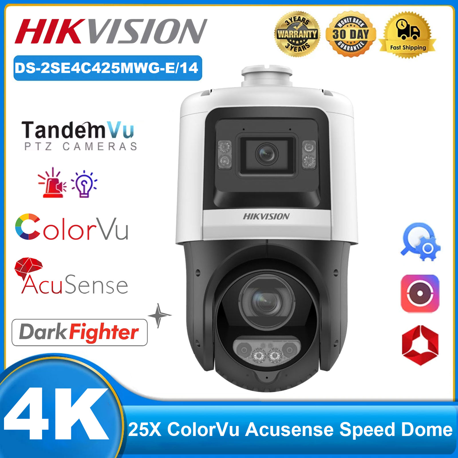 Hikvision PTZ IP Camera DS-2SE - đánh giá và giá Home Security Hikvision