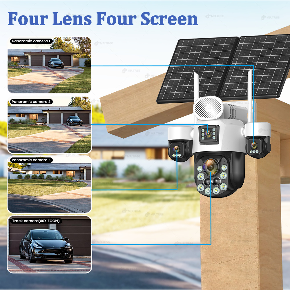 AOV Four Lens Outdoor Surveill - đánh giá và giá Home Security Ultimate