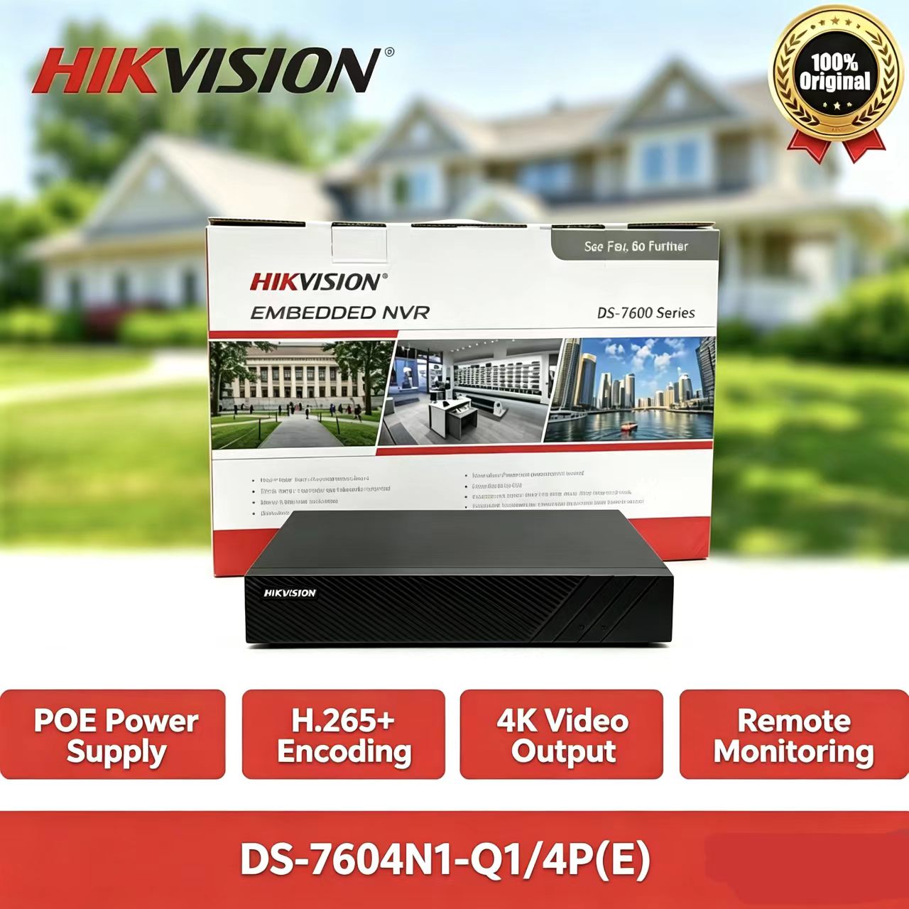 Hikvision DS-7604NI-Q1/4P(E) 4 - đánh giá và giá Home Security Hikvision