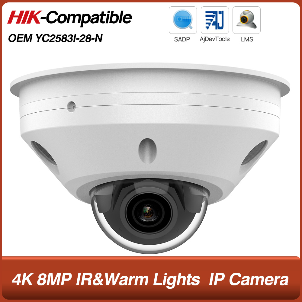 4K 8MP POE IR&Warm Lights fish - đánh giá và giá Home Security Hikvision