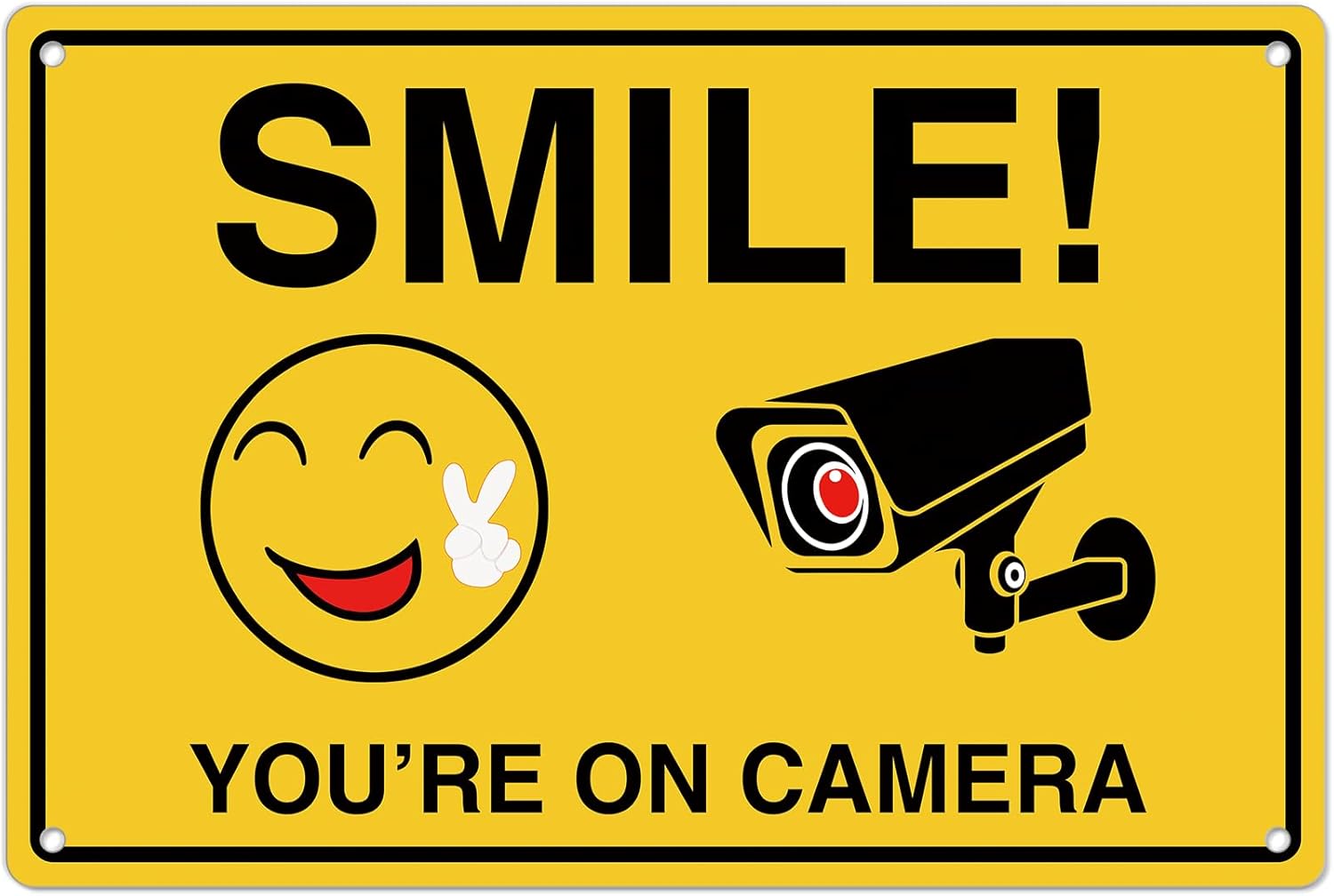 Smile Youre On Camera Signs ;  - đánh giá và giá Home Security Cameras Outdoor