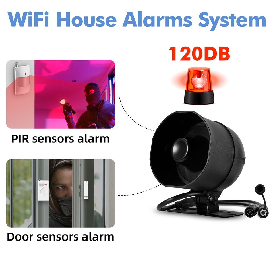 KERUI 120db Siren Alarm System - đánh giá và giá Home Security Ultimate