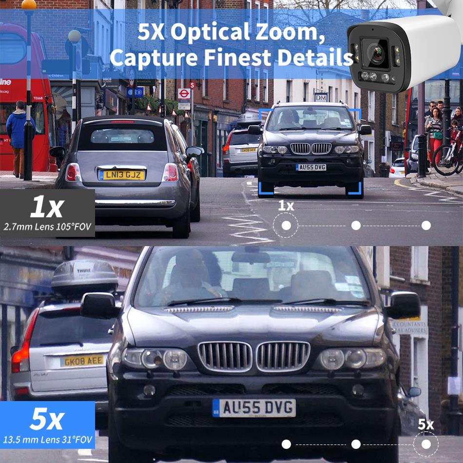 VIKYLIN 5MP 5X Zoom Bullet IP  - đánh giá và giá Home Security Hikvision