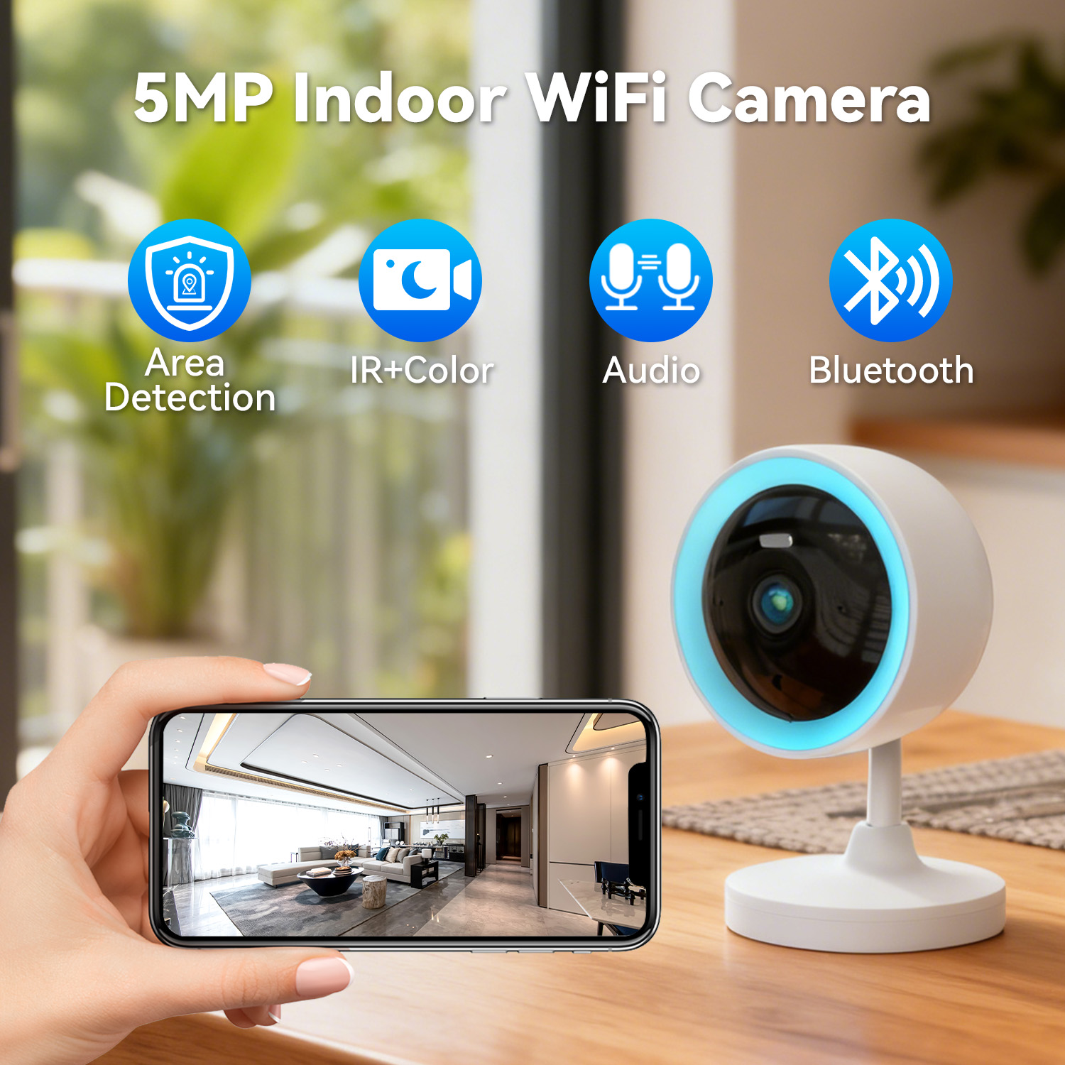 PEGATAH Tuya Smart 5MP HD Indo - đánh giá và giá Home Security Product