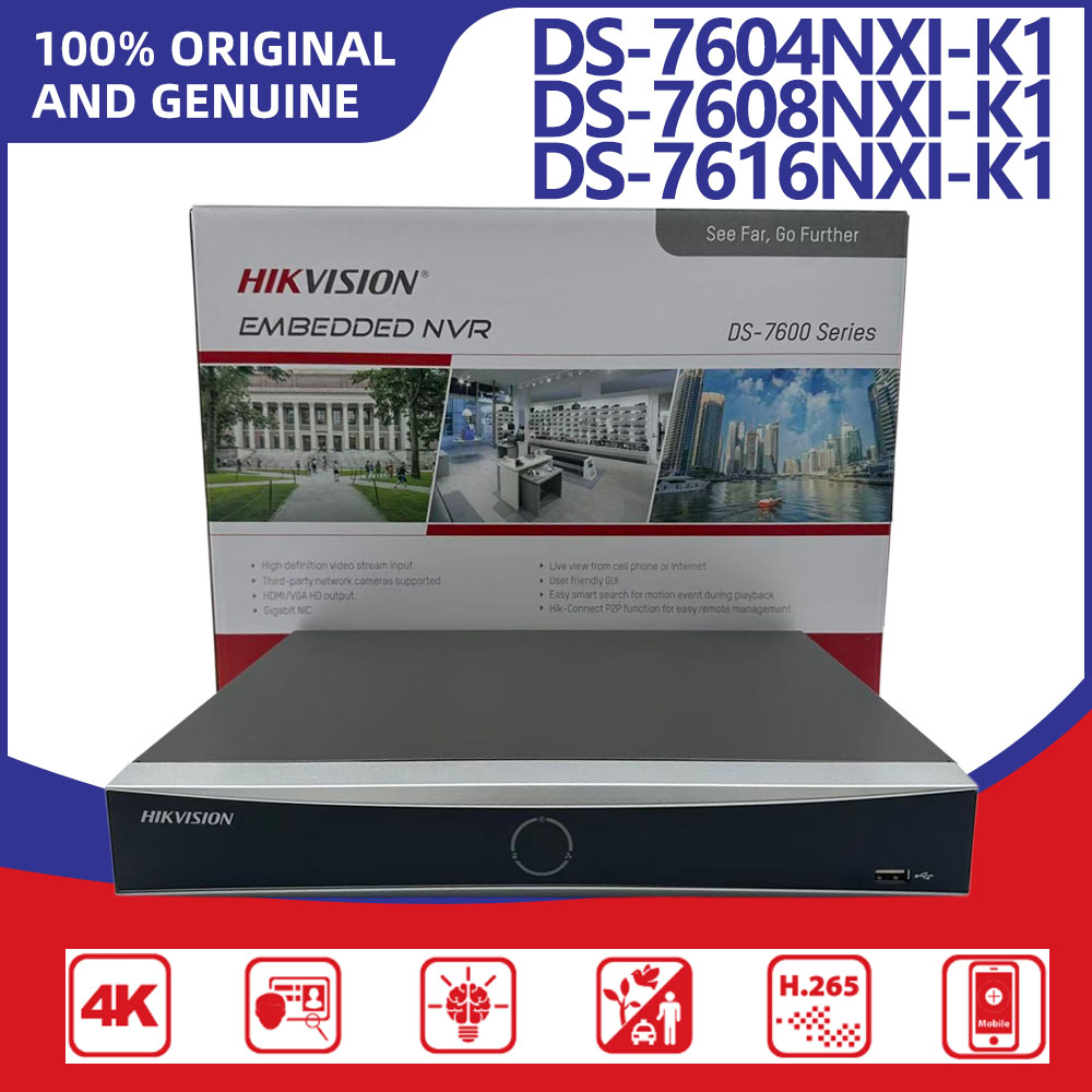 Hikvision DS-7604NXI-K1 DS-760 - đánh giá và giá Home Security Hikvision