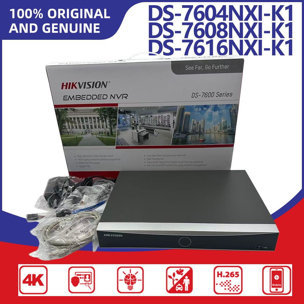 Hikvision DS-7604NXI-K1 DS-760 - đánh giá và giá Home Security Hikvision