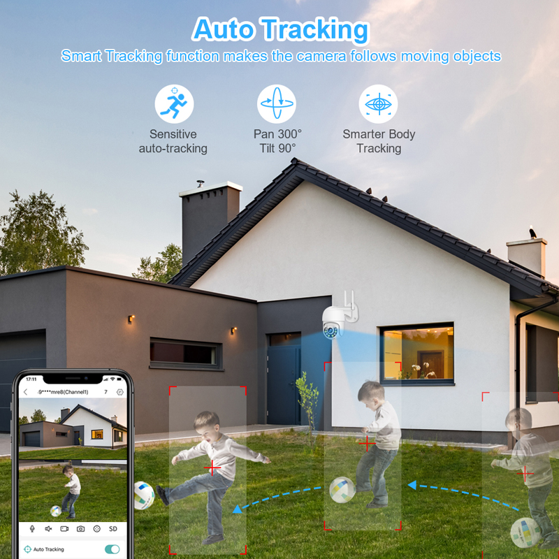 Smar 3MP Wireless CCTV Securit - đánh giá và giá Home Security Cameras Outdoor