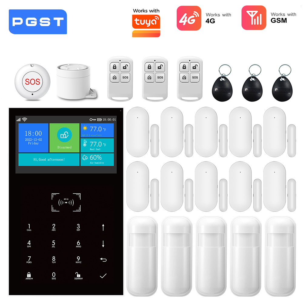 4G GSM WiFi Alarm System Work  - đánh giá và giá Home Security Ultimate